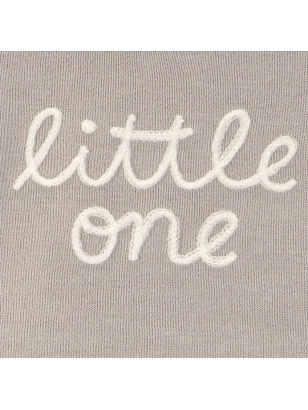 Carter's Knit 'little one' Tee & Check Shorts Set - Light Gray